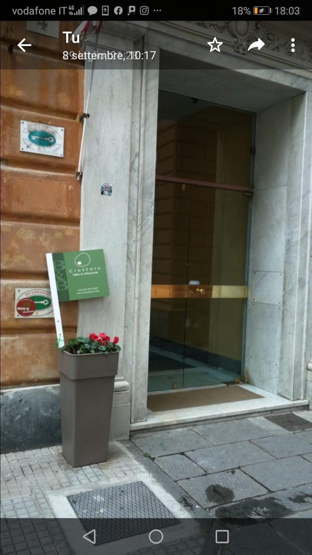 Il Ciottolo Bed and Breakfast Genova Eksteriør billede